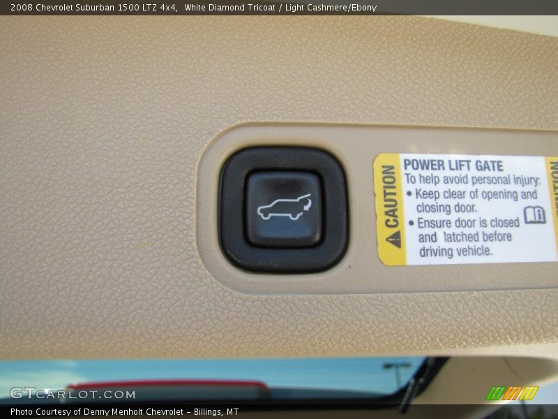 White Diamond Tricoat / Light Cashmere/Ebony 2008 Chevrolet Suburban 1500 LTZ 4x4