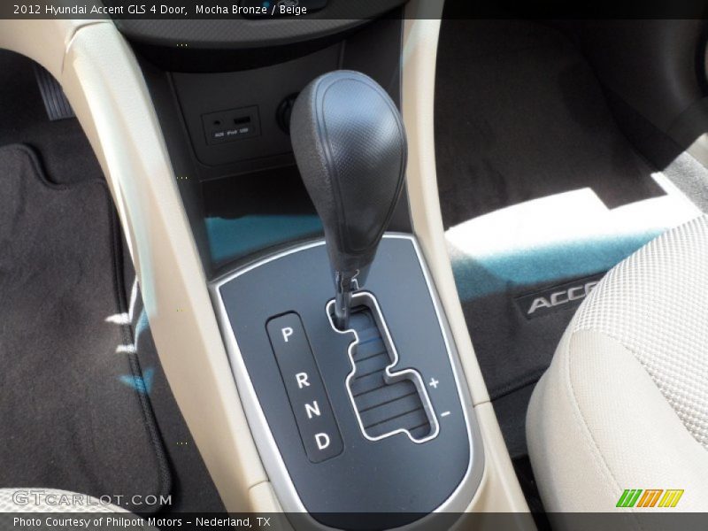 Mocha Bronze / Beige 2012 Hyundai Accent GLS 4 Door