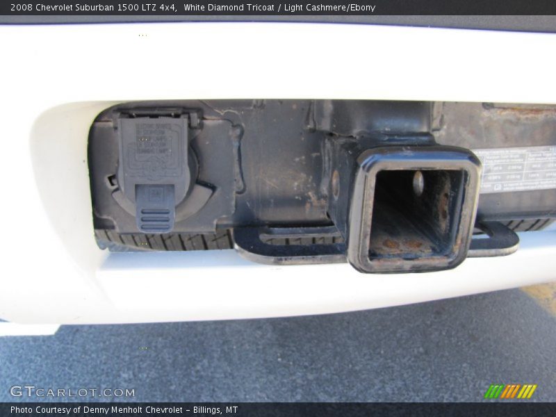 White Diamond Tricoat / Light Cashmere/Ebony 2008 Chevrolet Suburban 1500 LTZ 4x4