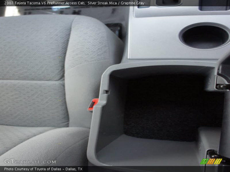 Silver Streak Mica / Graphite Gray 2007 Toyota Tacoma V6 PreRunner Access Cab