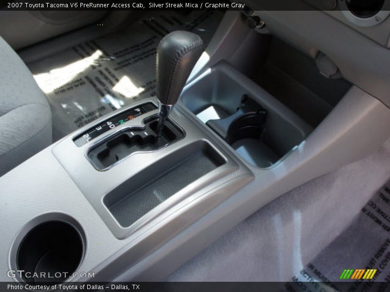 Silver Streak Mica / Graphite Gray 2007 Toyota Tacoma V6 PreRunner Access Cab