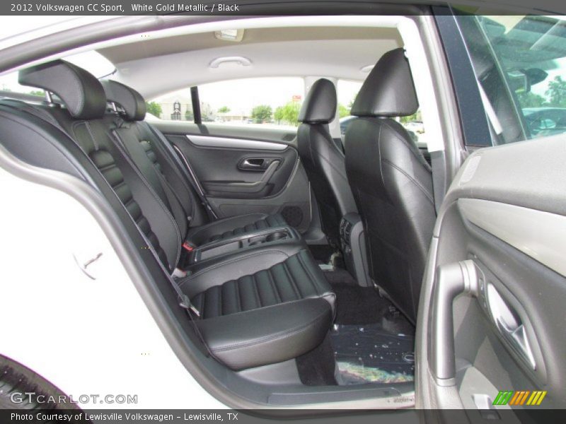 White Gold Metallic / Black 2012 Volkswagen CC Sport