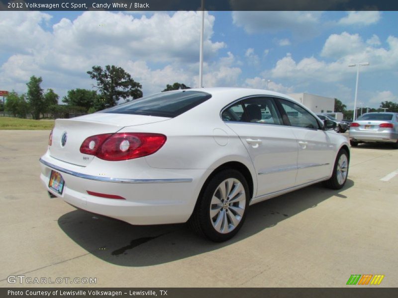 Candy White / Black 2012 Volkswagen CC Sport