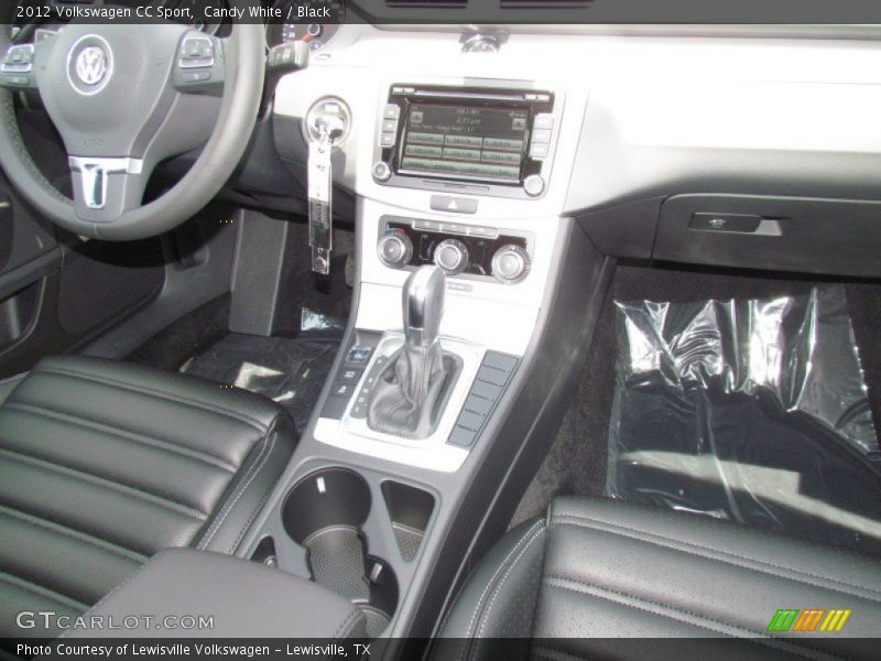 Candy White / Black 2012 Volkswagen CC Sport