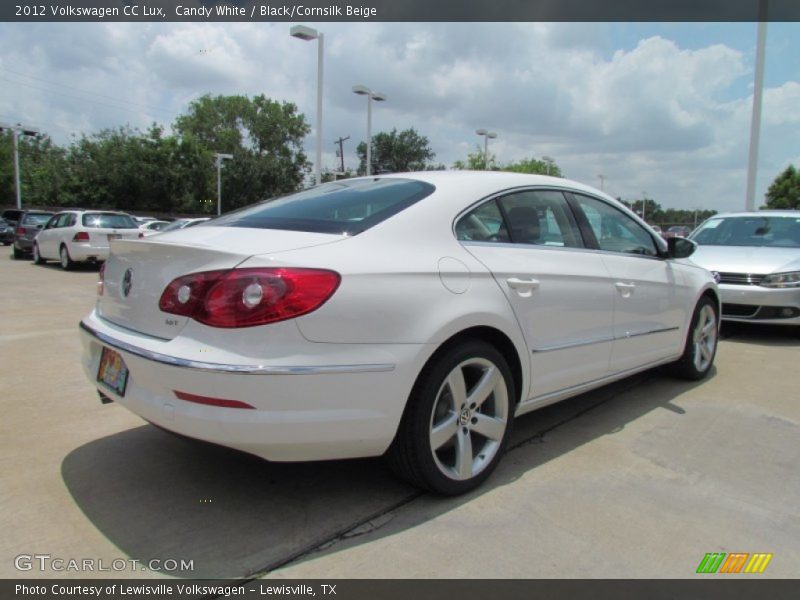 Candy White / Black/Cornsilk Beige 2012 Volkswagen CC Lux