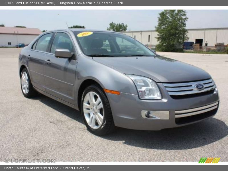 Tungsten Grey Metallic / Charcoal Black 2007 Ford Fusion SEL V6 AWD