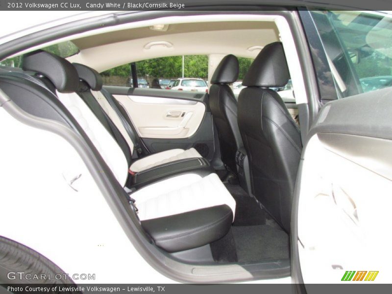 Candy White / Black/Cornsilk Beige 2012 Volkswagen CC Lux