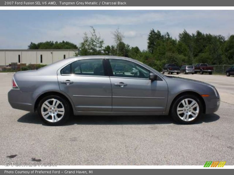 Tungsten Grey Metallic / Charcoal Black 2007 Ford Fusion SEL V6 AWD