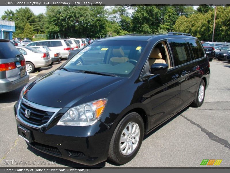 Nighthawk Black Pearl / Ivory 2009 Honda Odyssey EX-L