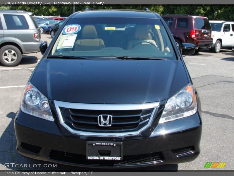 Nighthawk Black Pearl / Ivory 2009 Honda Odyssey EX-L