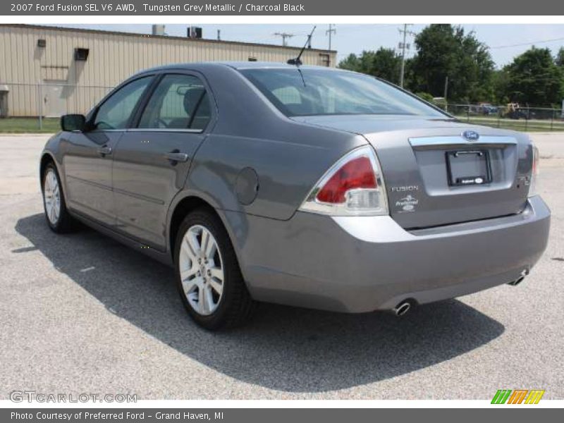Tungsten Grey Metallic / Charcoal Black 2007 Ford Fusion SEL V6 AWD