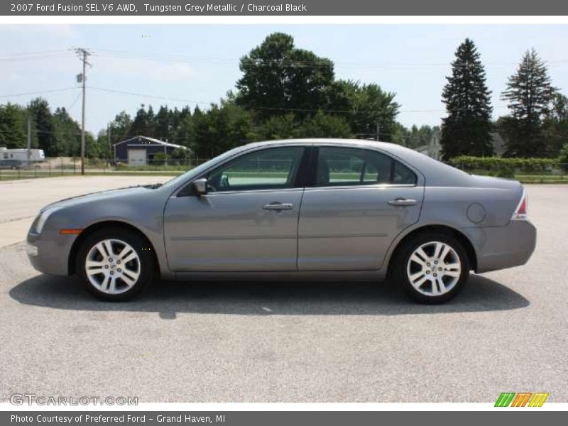 Tungsten Grey Metallic / Charcoal Black 2007 Ford Fusion SEL V6 AWD