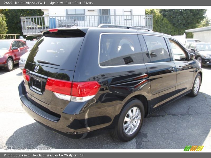 Nighthawk Black Pearl / Ivory 2009 Honda Odyssey EX-L