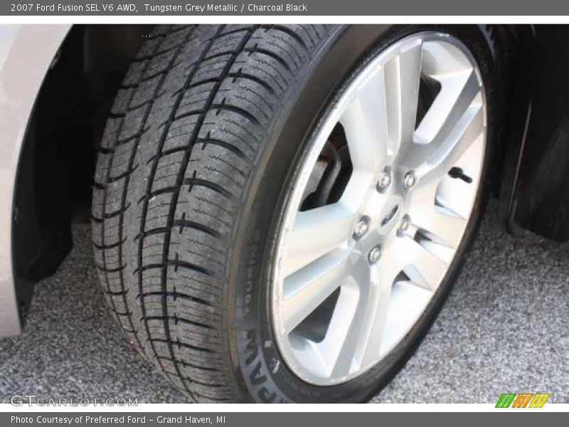 Tungsten Grey Metallic / Charcoal Black 2007 Ford Fusion SEL V6 AWD