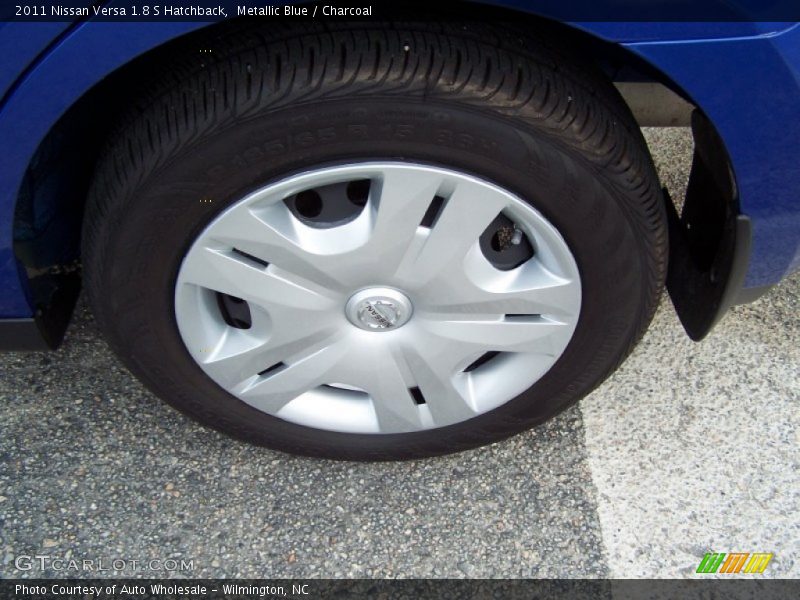 Metallic Blue / Charcoal 2011 Nissan Versa 1.8 S Hatchback