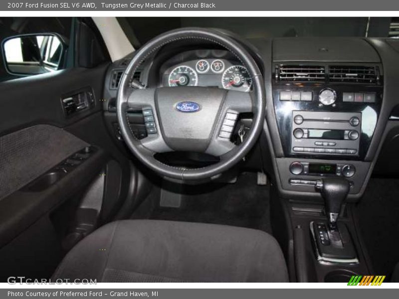 Tungsten Grey Metallic / Charcoal Black 2007 Ford Fusion SEL V6 AWD