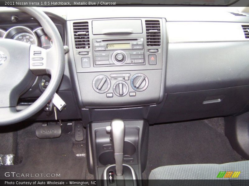 Metallic Blue / Charcoal 2011 Nissan Versa 1.8 S Hatchback