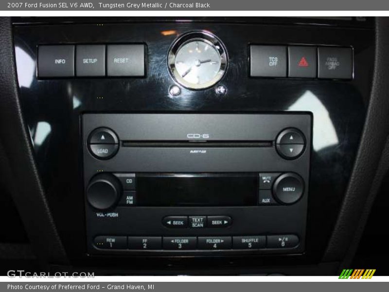 Tungsten Grey Metallic / Charcoal Black 2007 Ford Fusion SEL V6 AWD