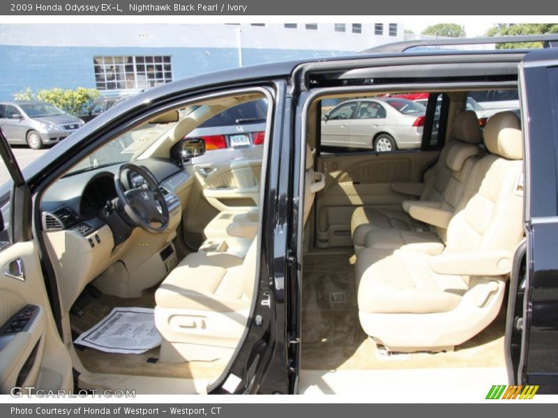 Nighthawk Black Pearl / Ivory 2009 Honda Odyssey EX-L