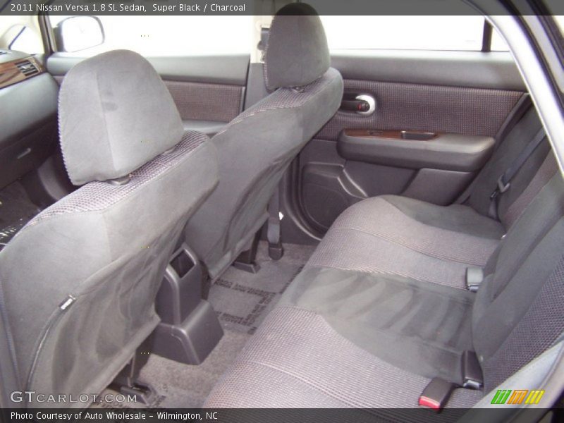Super Black / Charcoal 2011 Nissan Versa 1.8 SL Sedan