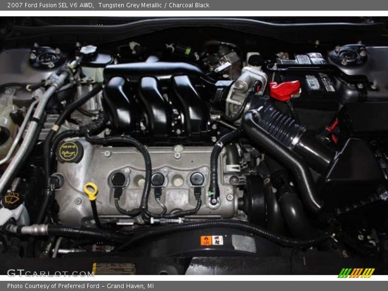 Tungsten Grey Metallic / Charcoal Black 2007 Ford Fusion SEL V6 AWD