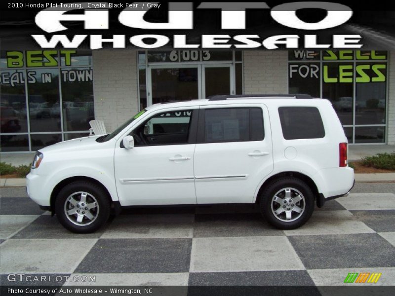 Crystal Black Pearl / Gray 2010 Honda Pilot Touring