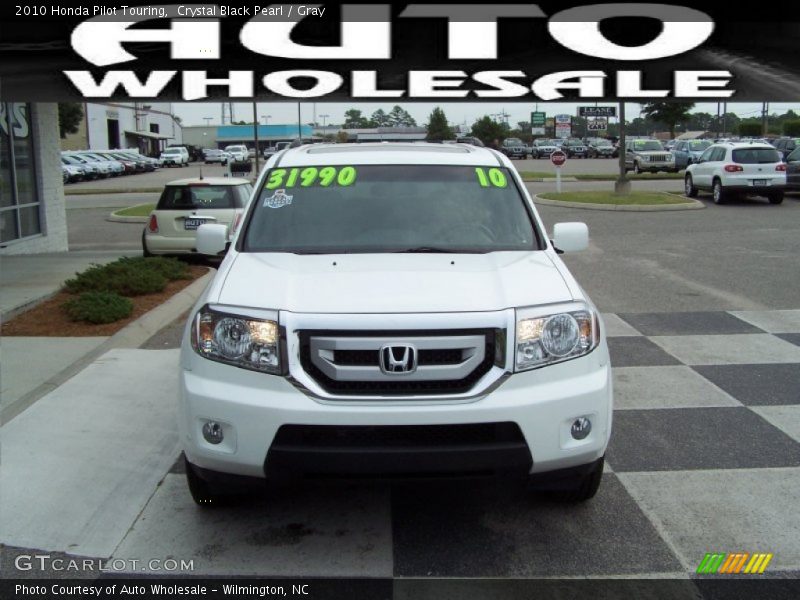 Crystal Black Pearl / Gray 2010 Honda Pilot Touring