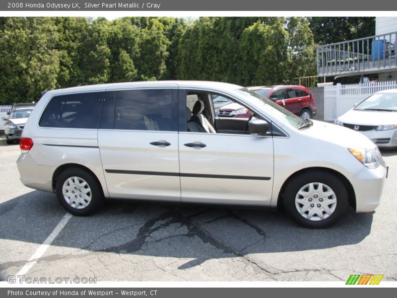 Silver Pearl Metallic / Gray 2008 Honda Odyssey LX