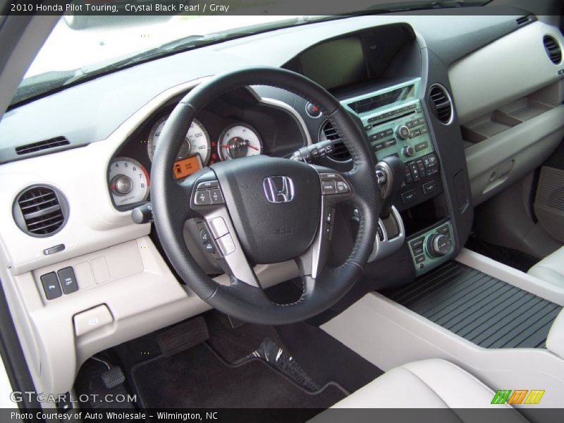 Crystal Black Pearl / Gray 2010 Honda Pilot Touring
