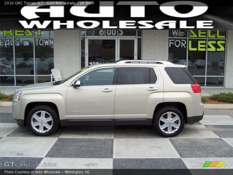 Gold Mist Metallic / Jet Black 2010 GMC Terrain SLT