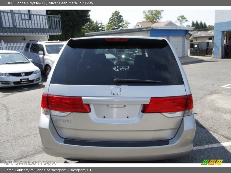 Silver Pearl Metallic / Gray 2008 Honda Odyssey LX