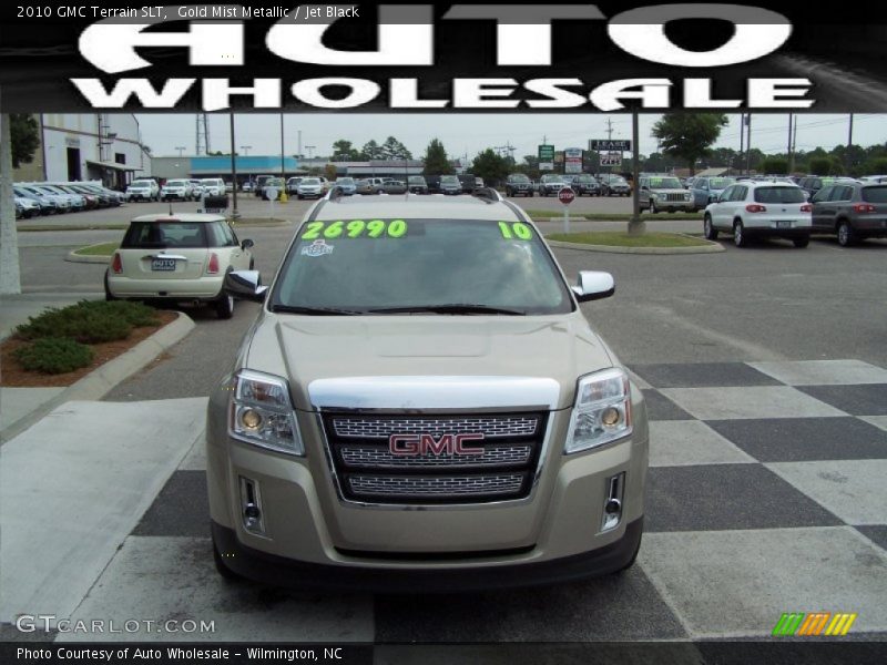 Gold Mist Metallic / Jet Black 2010 GMC Terrain SLT
