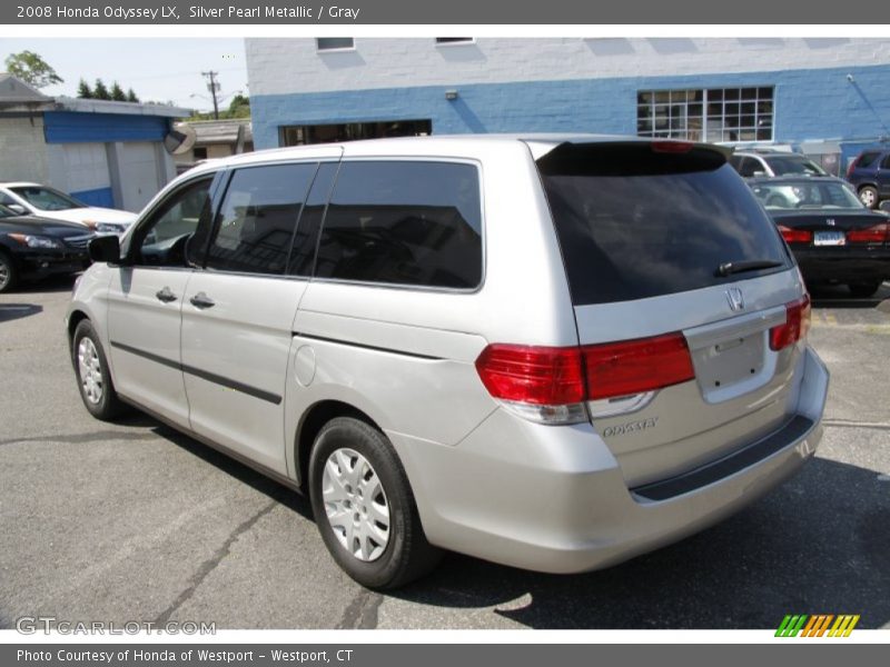 Silver Pearl Metallic / Gray 2008 Honda Odyssey LX