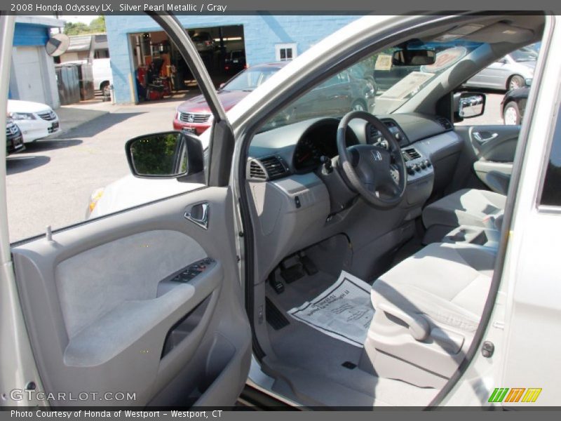 Silver Pearl Metallic / Gray 2008 Honda Odyssey LX