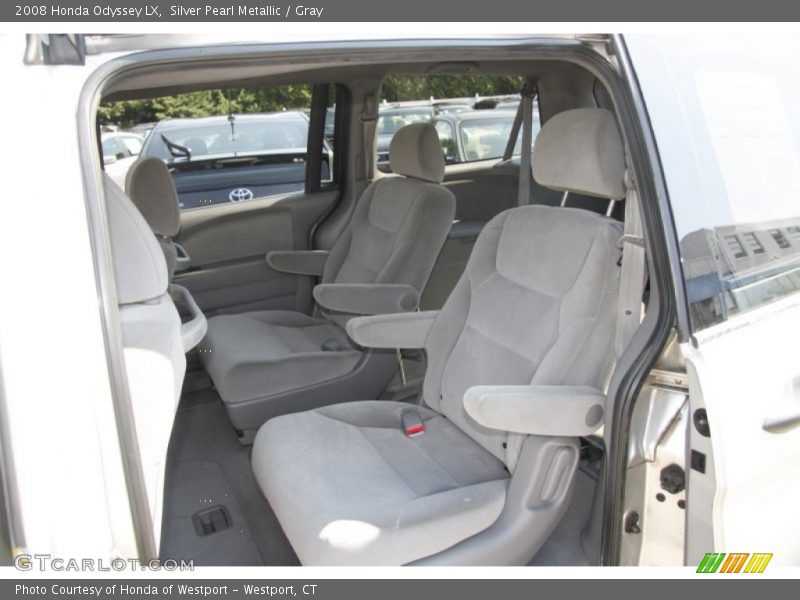 Silver Pearl Metallic / Gray 2008 Honda Odyssey LX