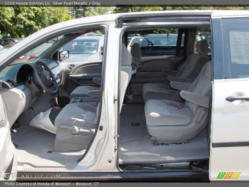 Silver Pearl Metallic / Gray 2008 Honda Odyssey LX