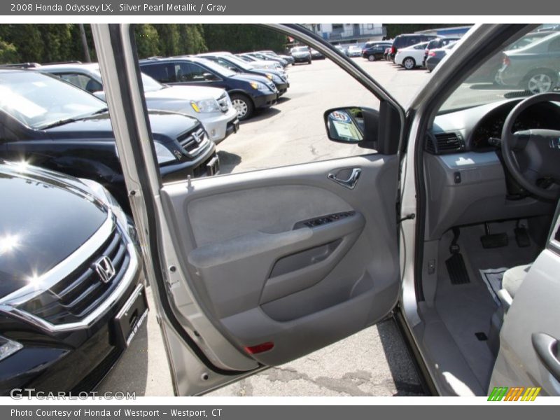 Silver Pearl Metallic / Gray 2008 Honda Odyssey LX