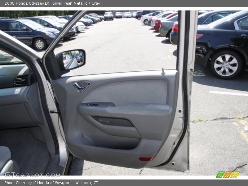 Silver Pearl Metallic / Gray 2008 Honda Odyssey LX