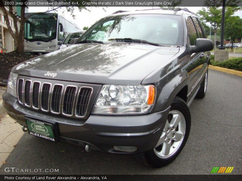 Graphite Metallic / Dark Slate Gray/Light Slate Gray 2003 Jeep Grand Cherokee Overland 4x4