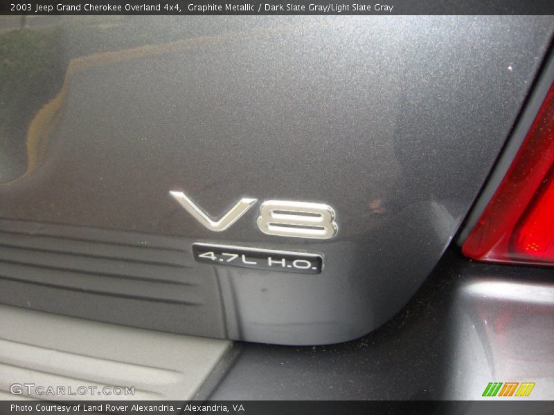 Graphite Metallic / Dark Slate Gray/Light Slate Gray 2003 Jeep Grand Cherokee Overland 4x4