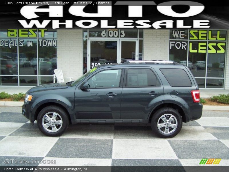 Black Pearl Slate Metallic / Charcoal 2009 Ford Escape Limited
