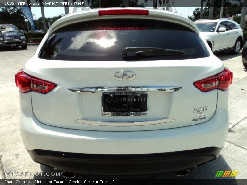 Moonlight White / Wheat 2009 Infiniti FX 35