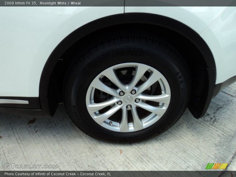 Moonlight White / Wheat 2009 Infiniti FX 35