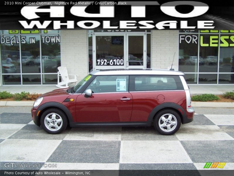 Nightfire Red Metallic / Grey/Carbon Black 2010 Mini Cooper Clubman