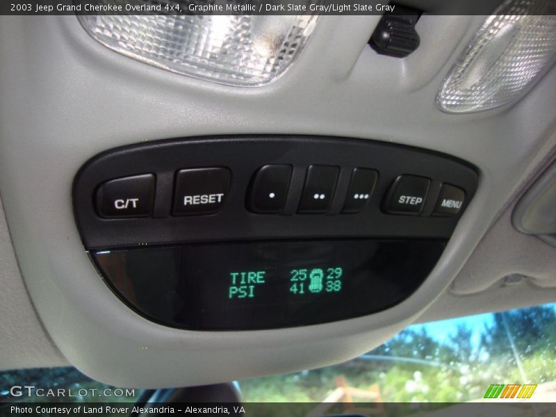 Graphite Metallic / Dark Slate Gray/Light Slate Gray 2003 Jeep Grand Cherokee Overland 4x4