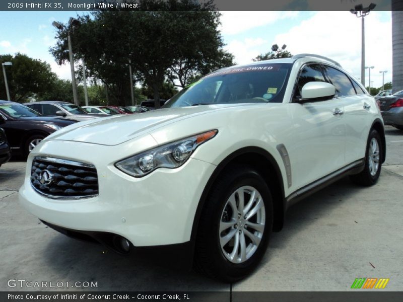 Moonlight White / Wheat 2009 Infiniti FX 35