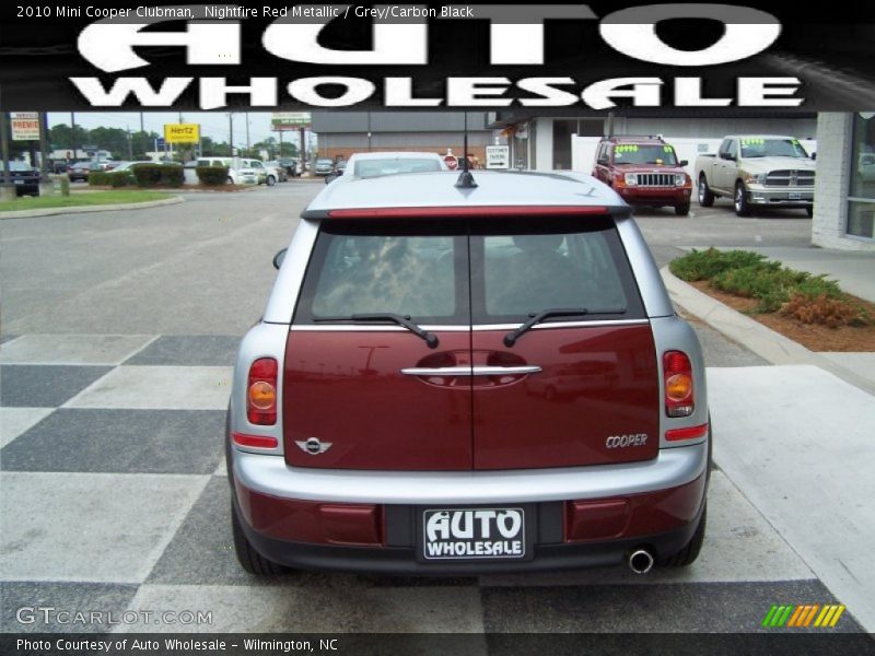 Nightfire Red Metallic / Grey/Carbon Black 2010 Mini Cooper Clubman