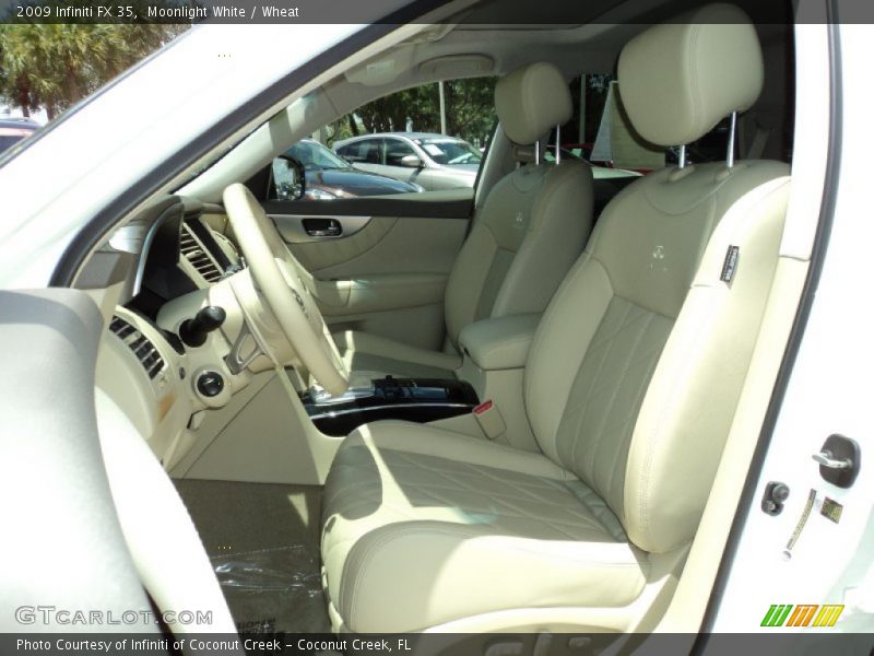 Moonlight White / Wheat 2009 Infiniti FX 35