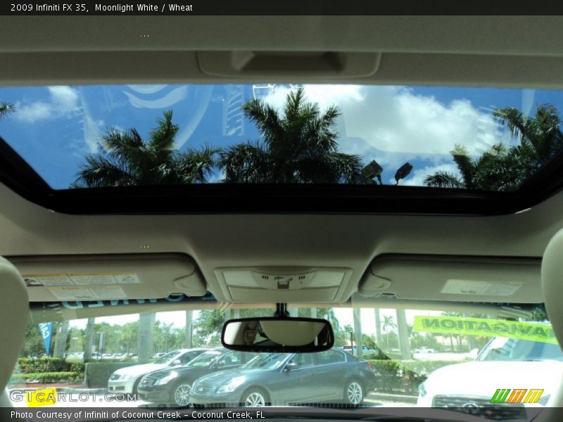Moonlight White / Wheat 2009 Infiniti FX 35