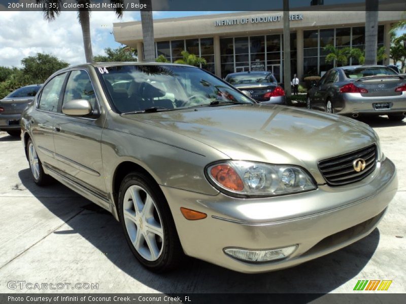 Golden Sand Metallic / Beige 2004 Infiniti I 35